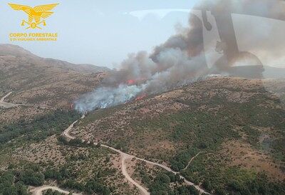 Un’altra giornata di fuoco in Sardegna: a Morgongiori in fumo 18 ettari