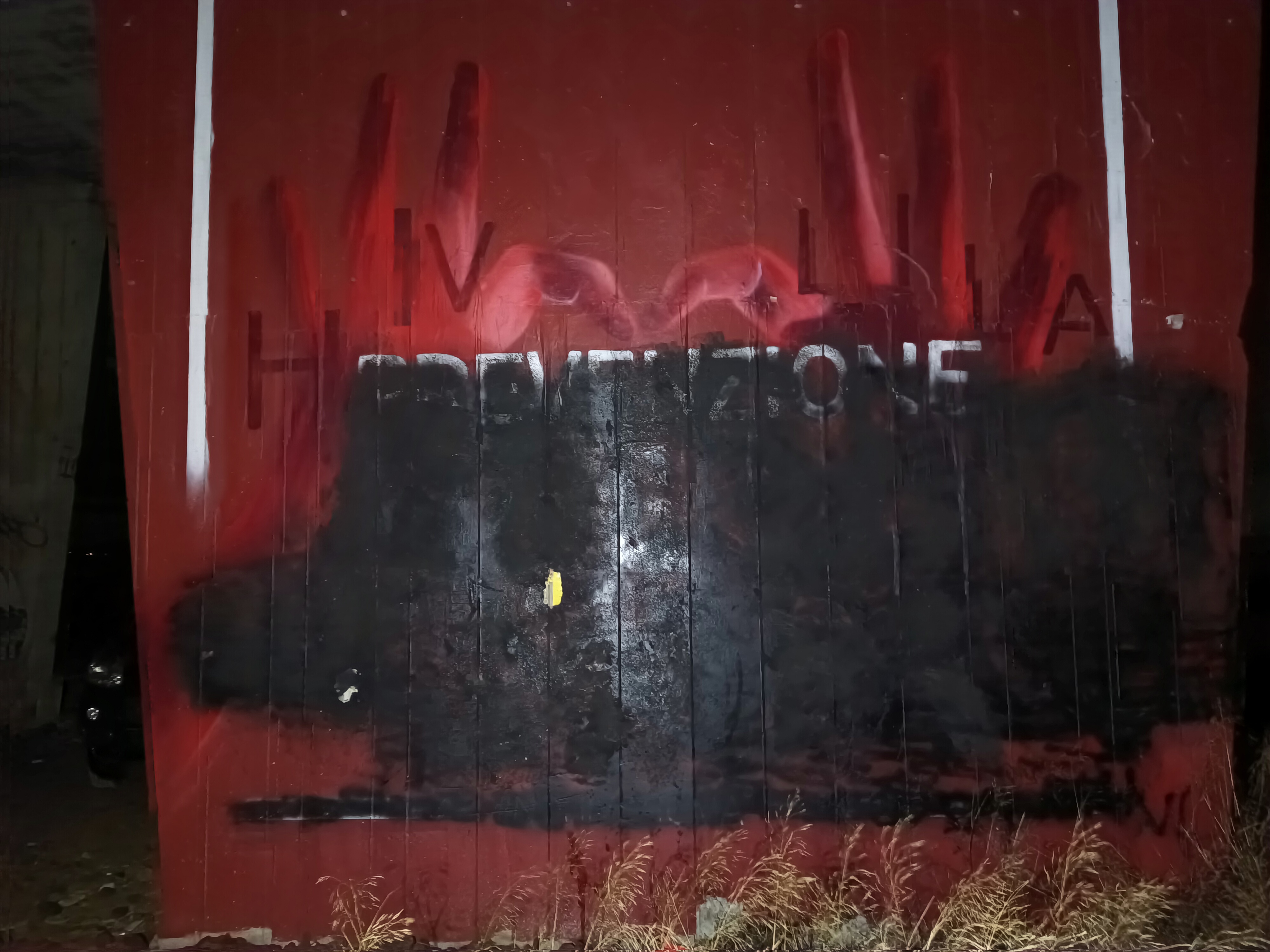 Vandalizzato il murales di Manu Invisible per la campagna Lila di Cagliari