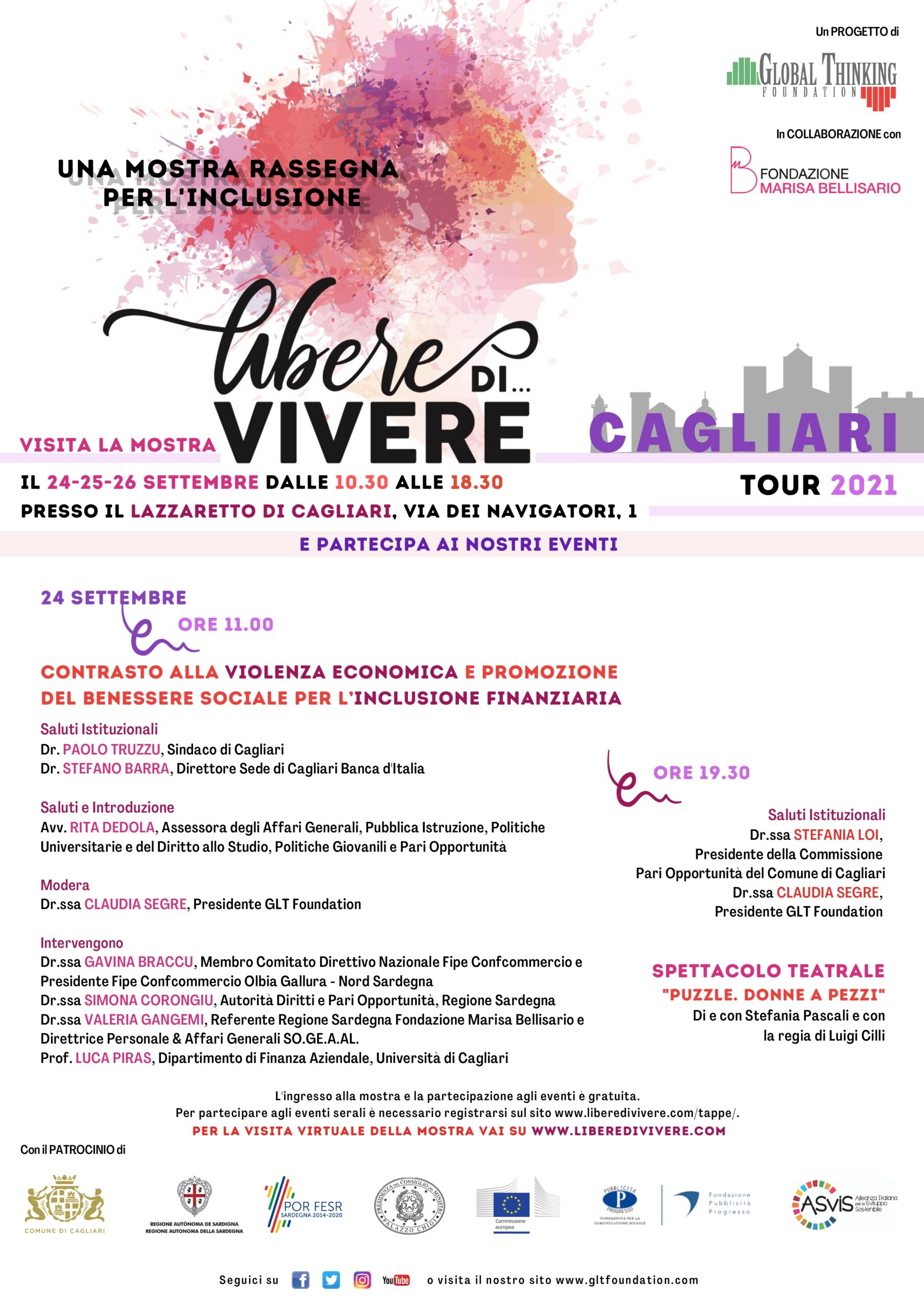“Libere di…VIVERE” fa tappa a Cagliari