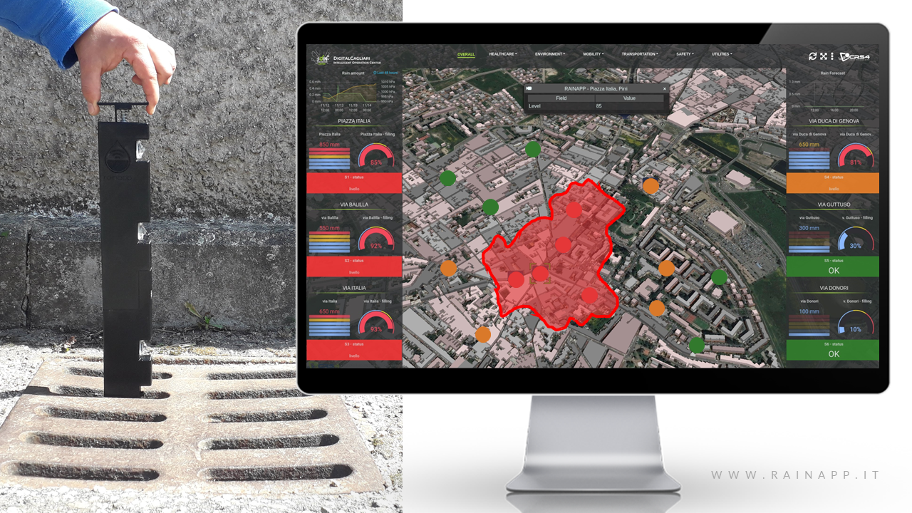 Tombini intelligenti per prevenire le alluvioni con una app: il brevetto arriva dalla Sardegna