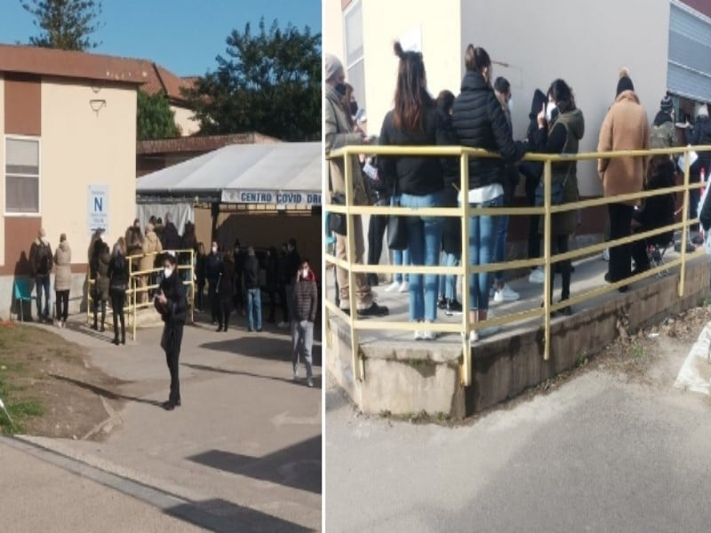 Positivi anche col green pass valido a caccia del tampone, lunghe code nel girone dannato in via Romagna a Cagliari