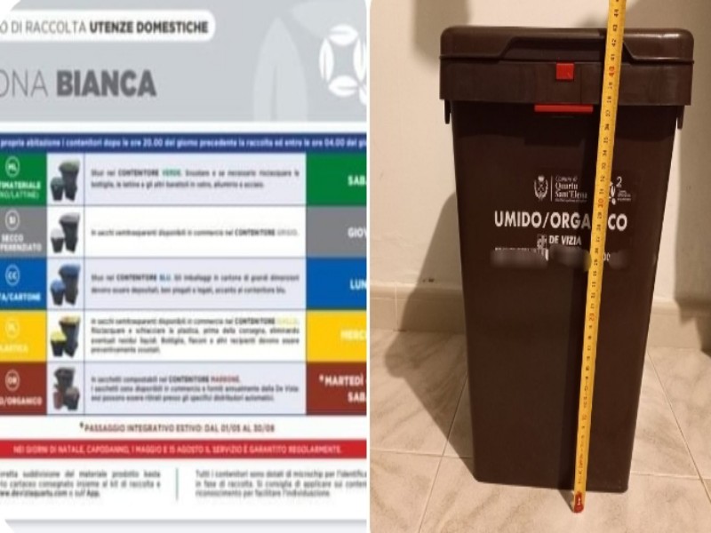 Quartu, l’ira di centinaia di cittadini: “Col nuovo porta a porta l’umido ritirato una volta alla settimana”