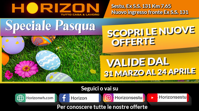 Horizon presenta il volantino Speciale Pasqua