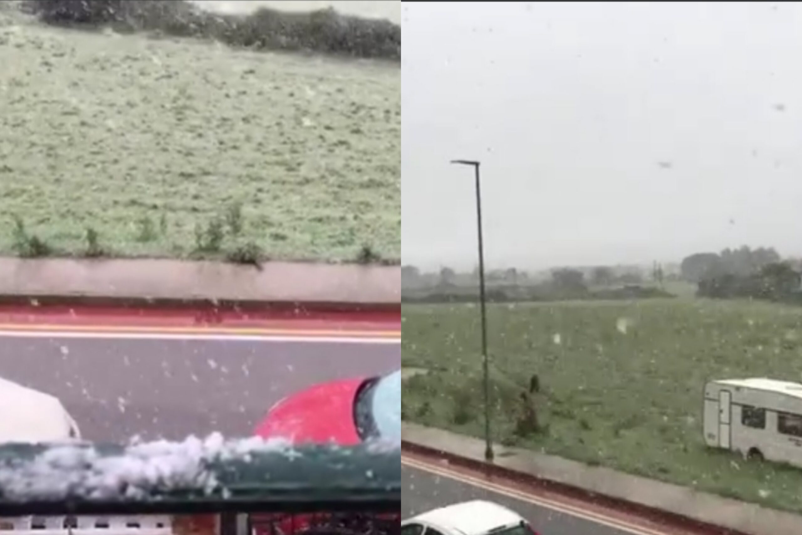 Fiocchi anche a bassa quota, nevicata a Dolianova e nel Medio Campidano
