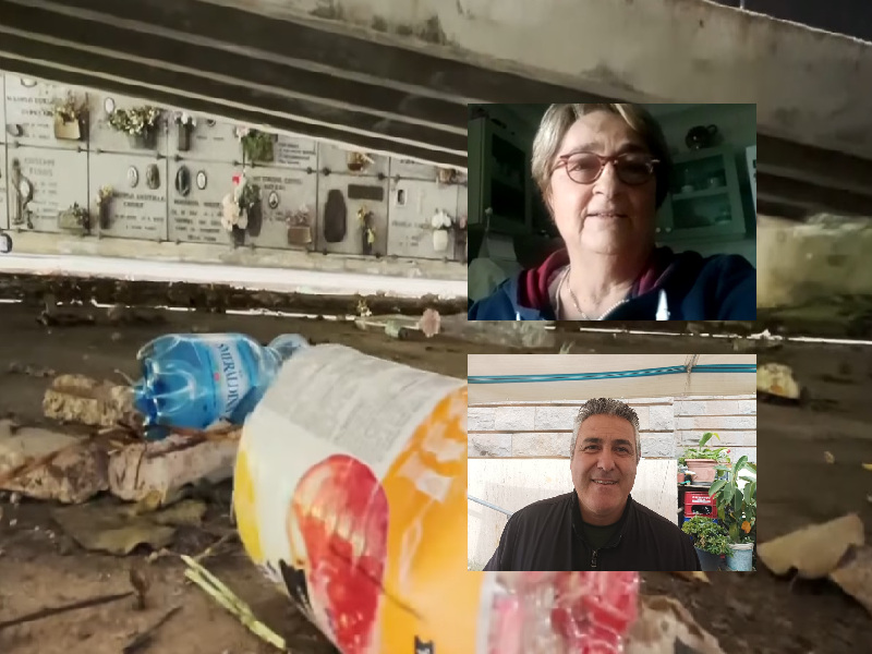 Cagliari, il cimitero immerso nel degrado: “Cittadini fratturati e costretti a fare slalom tra i rifiuti”