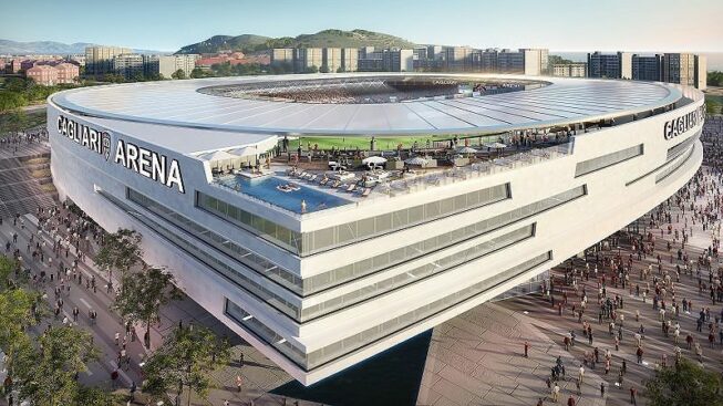 Cagliari in B e il progetto del nuovo stadio è un miraggio: Giulini fa slittare la presentazione