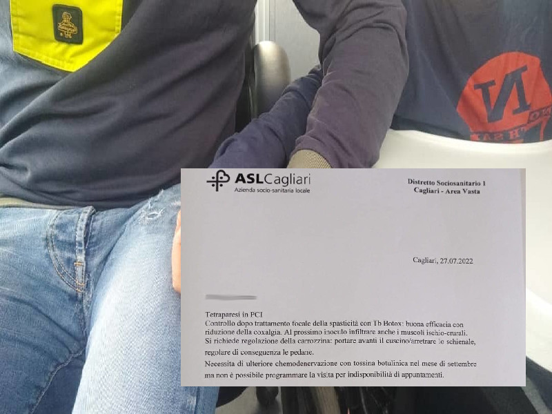 Disastro sanità: “A Cagliari visite impossibili per i bimbi con tetraparesi: dovrò portare mio figlio a Genova”