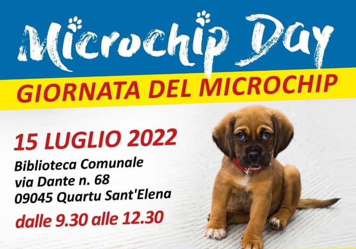 Radio Zampetta Sarda: “A Quartu Microchip Day il 15 luglio”
