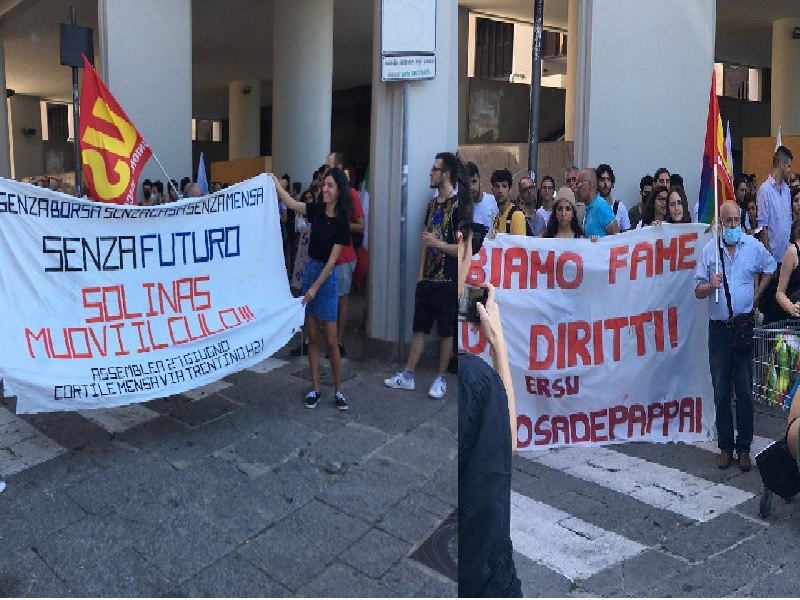 Cagliari, la rivolta degli studenti in marcia a Villa Devoto: “Abbiamo fame di diritti”
