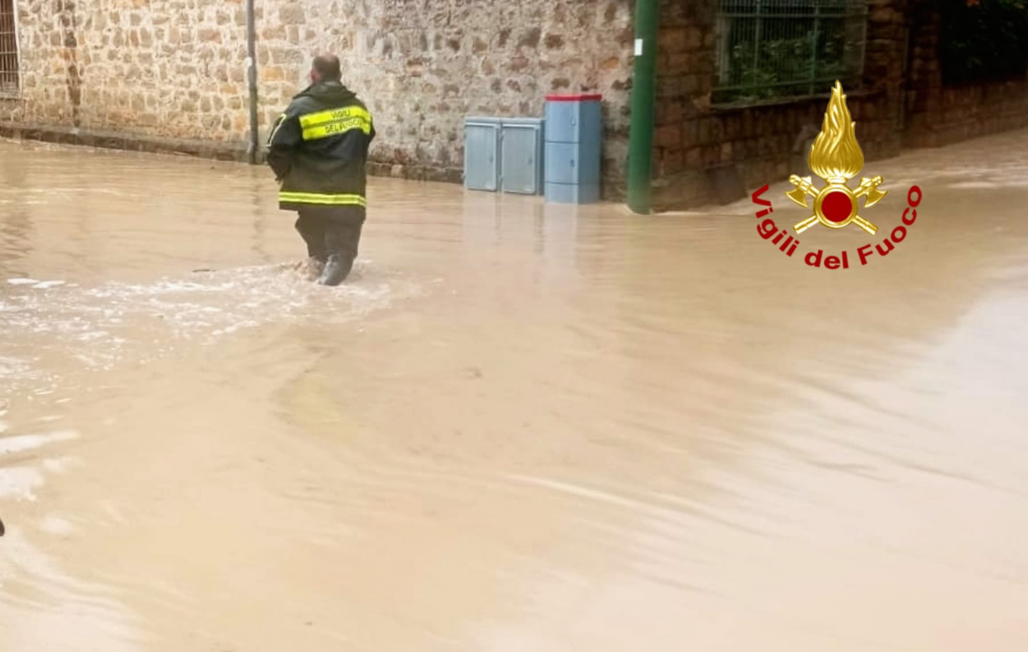 Ondata di maltempo sul Cagliaritano, oltre 80 le richieste di intervento per i vigili del fuoco