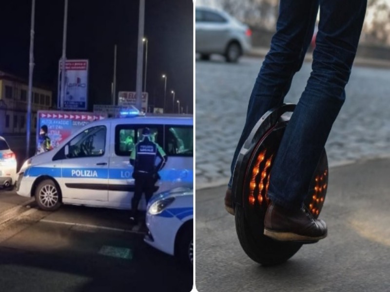 Cagliari, sul monowheel in viale Marconi cerca di scappare dagli agenti ma cade: denunciato