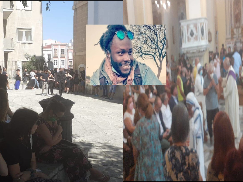 Cagliari, tristezza e lacrime al funerale di Martin: “Perdiamo tutti un ragazzo prezioso”