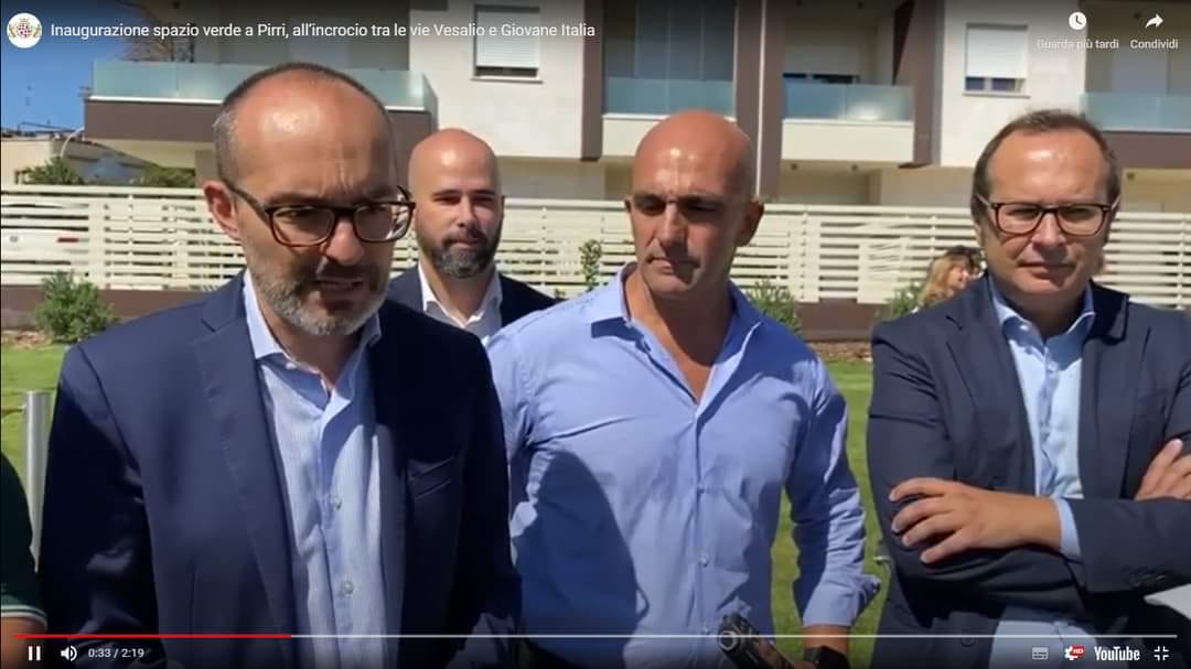 “Truzzu ha violato il silenzio elettorale inaugurando il giardino di via Vesalio”
