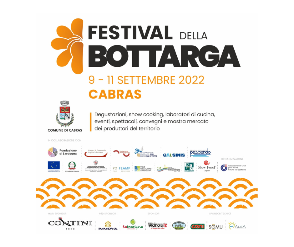 Grande festa della bottarga a Cabras, un percorso gastronomico con vista culturale sui Giganti