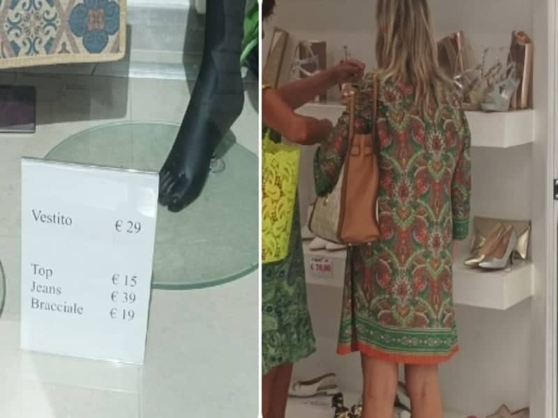 Cagliari, vestirsi diventa un lusso: scarpe per bimbo anche a 60 euro, 70 per vestito e jeans da donna