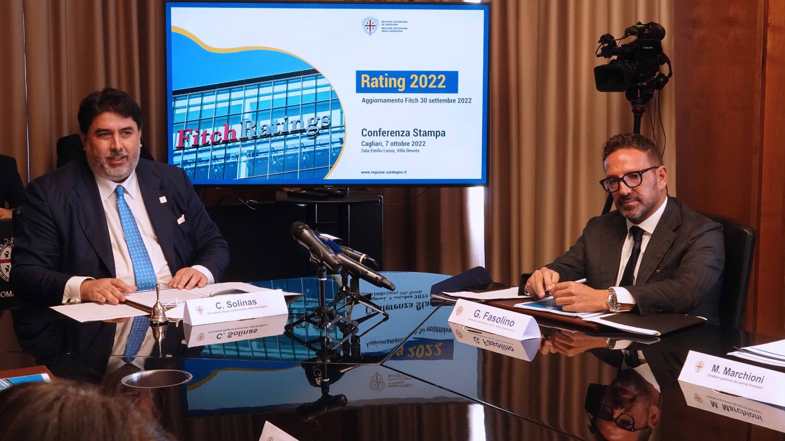 Solinas: “Fitch promuove i conti della Sardegna, l’Isola meglio dello Stato italiano”