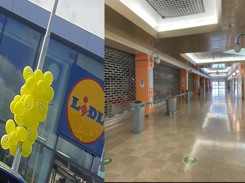 Cagliari, nuova Lidl dietro la Città Mercato deserta: “E col centro commerciale allagato”