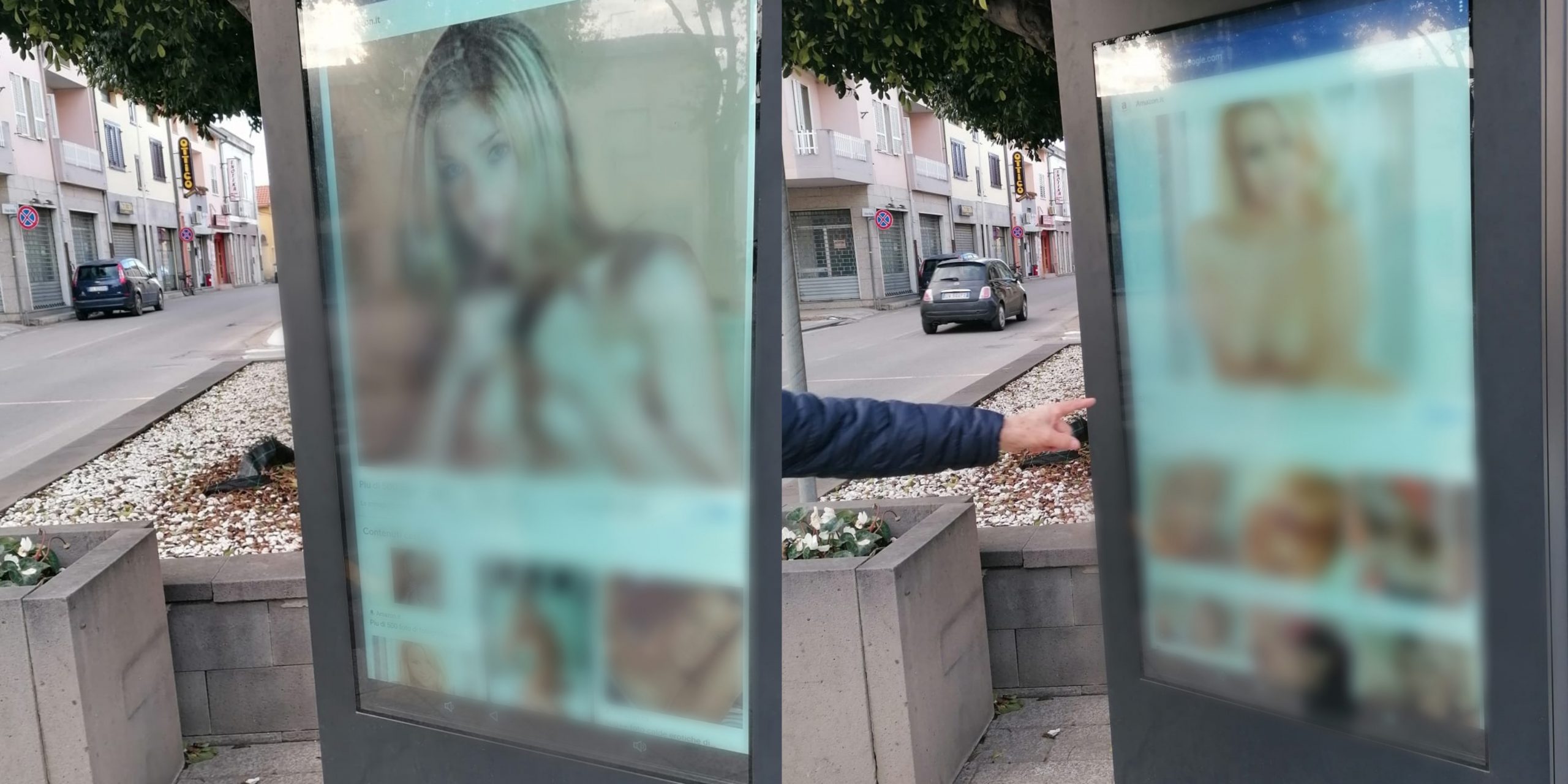 Villasor, immagini hard sul videoschermo del Comune: donne nude al posto delle notizie