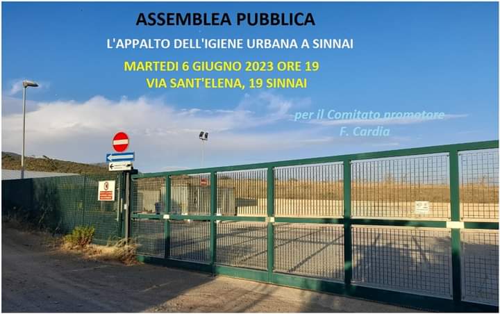 Sinnai, in piazza per discutere sull’appalto di igiene urbana
