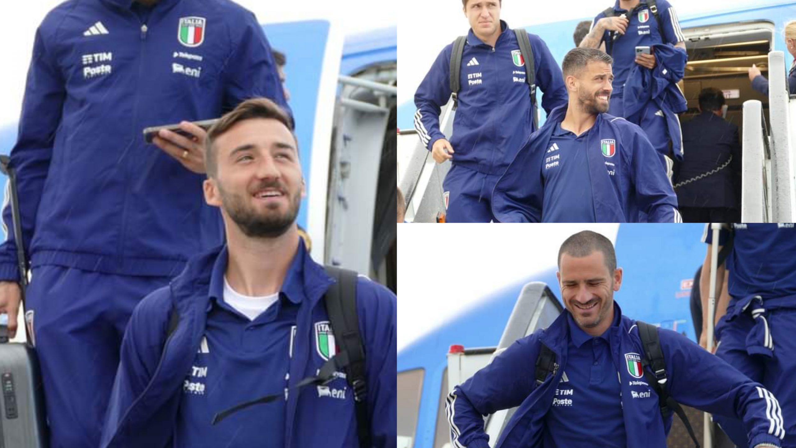 Arriva la Nazionale di Mancini: l’aeroporto di Elmas si tinge d’azzurro
