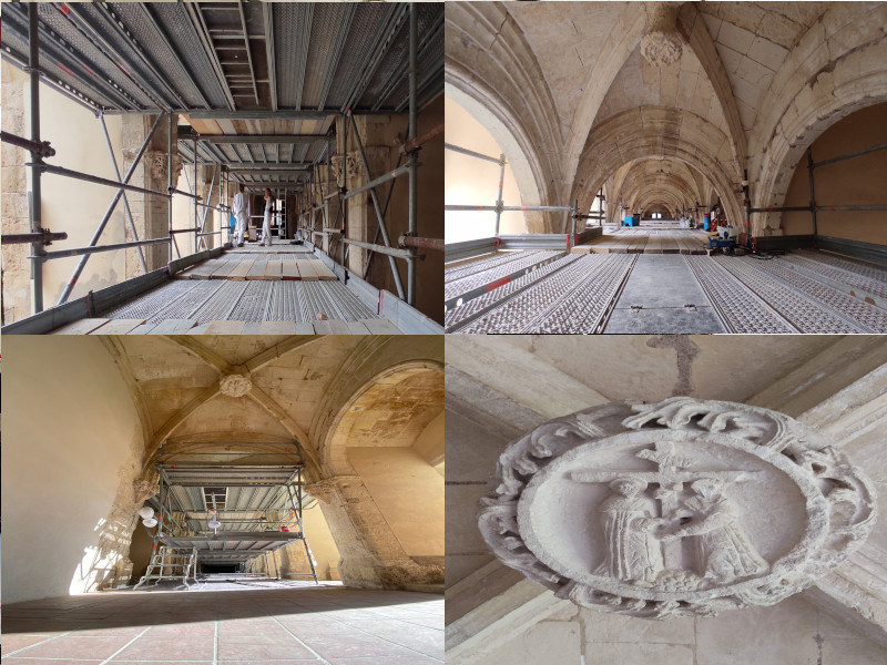 Cagliari, maxi restauro dell’antico chiostro di San Domenico: visite vietate sino a ottobre