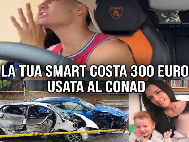 Manuel ucciso dagli youtuber in Lamborghini, il ragazzo alla guida positivo alla droga