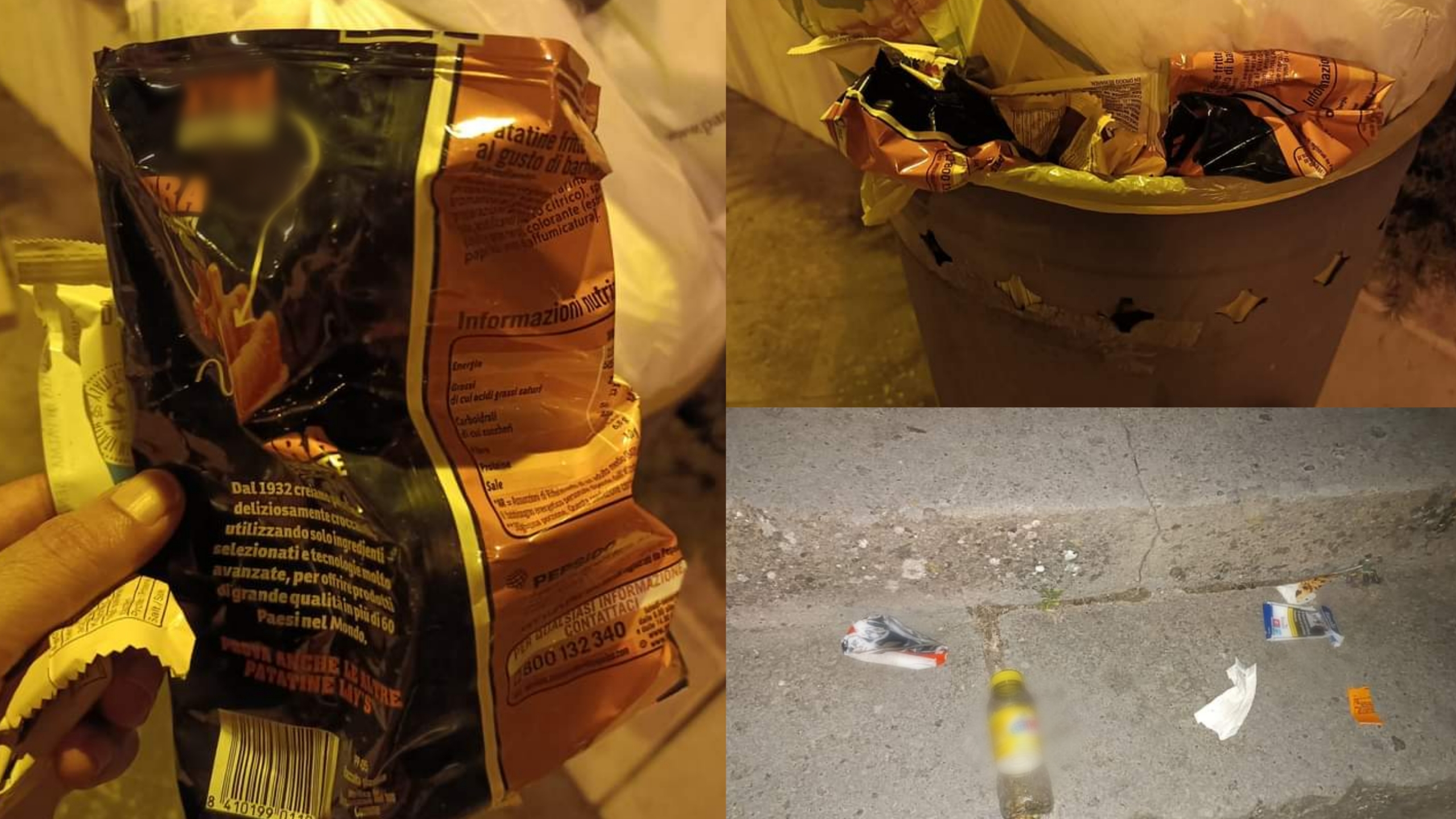 Orrore a Serramanna, gattino trovato chiuso dentro un sacchetto di patatine
