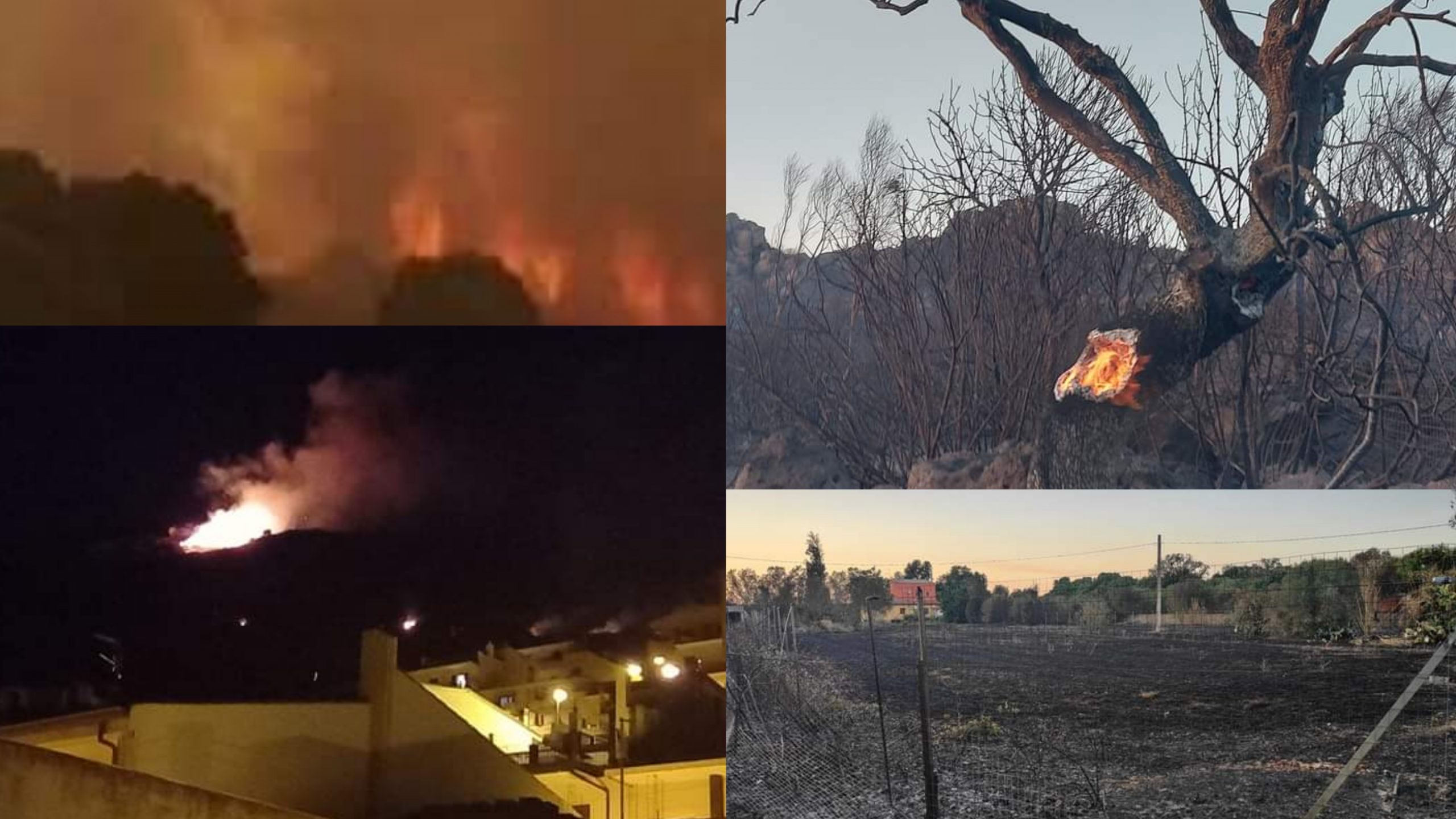 Fiamme tutta la notte, oggi in Sardegna altra giornata da bollino rosso