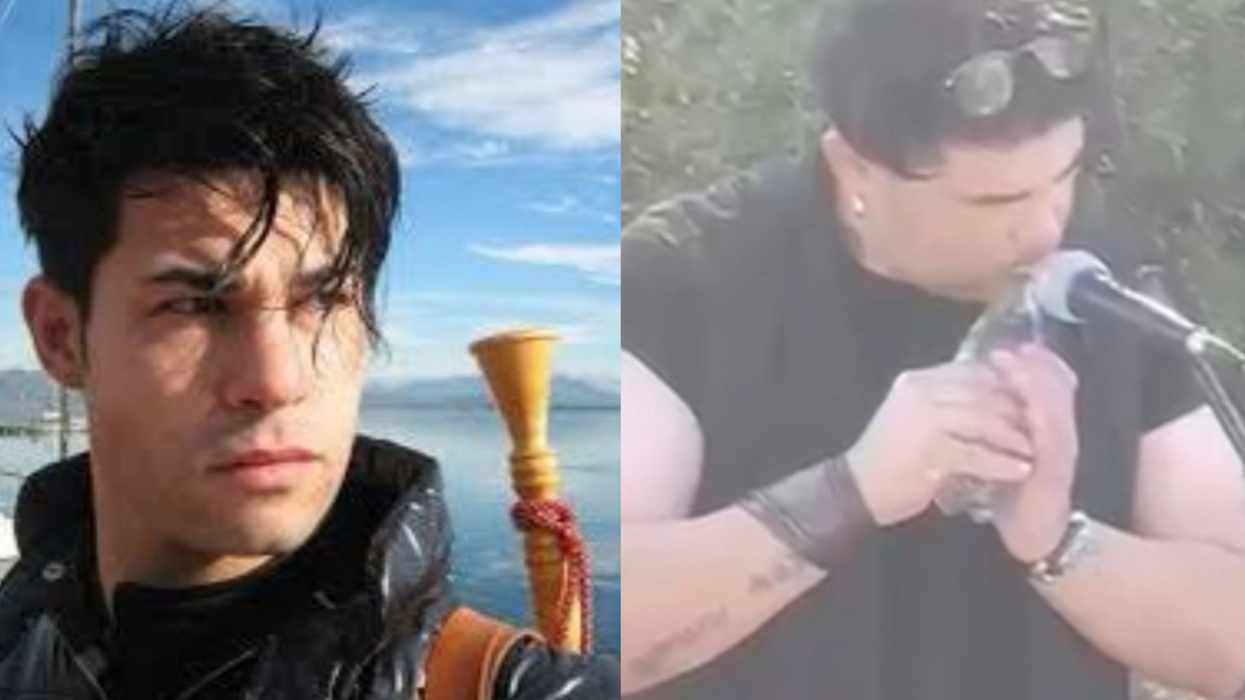 Suona strumenti creati con le canne giunte dal Poetto, il successo di Nicola Agus