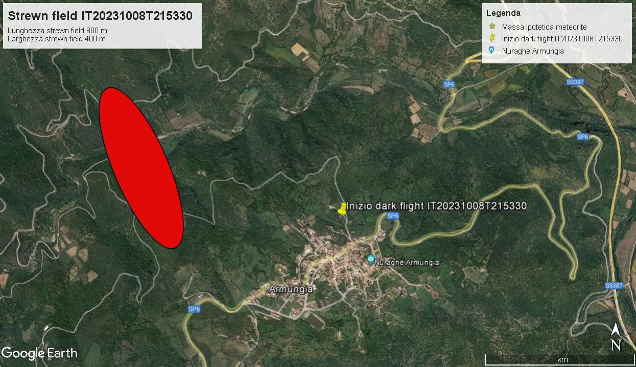 Un lampo improvviso solca i cieli della Sardegna: “È caduto un meteorite ad Armungia”