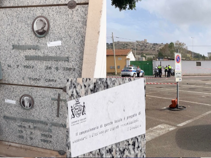 Cagliari, caos al cimitero tra morti sfrattati senza avvisare i parenti e parcheggi tolti per le cerimonie
