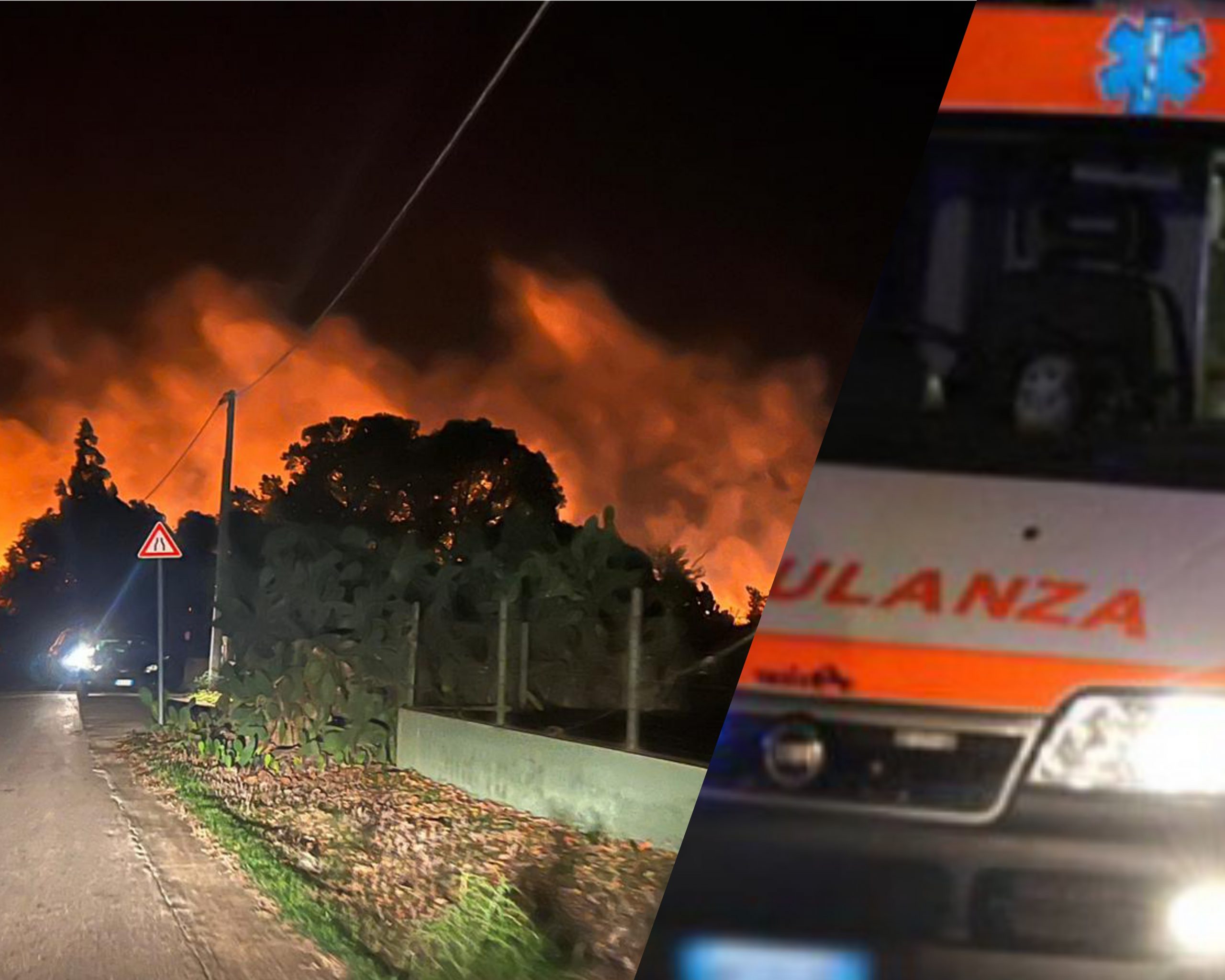 Cerca di proteggere dal fuoco la casa di riposo, un uomo muore stroncato da un infarto a Capoterra