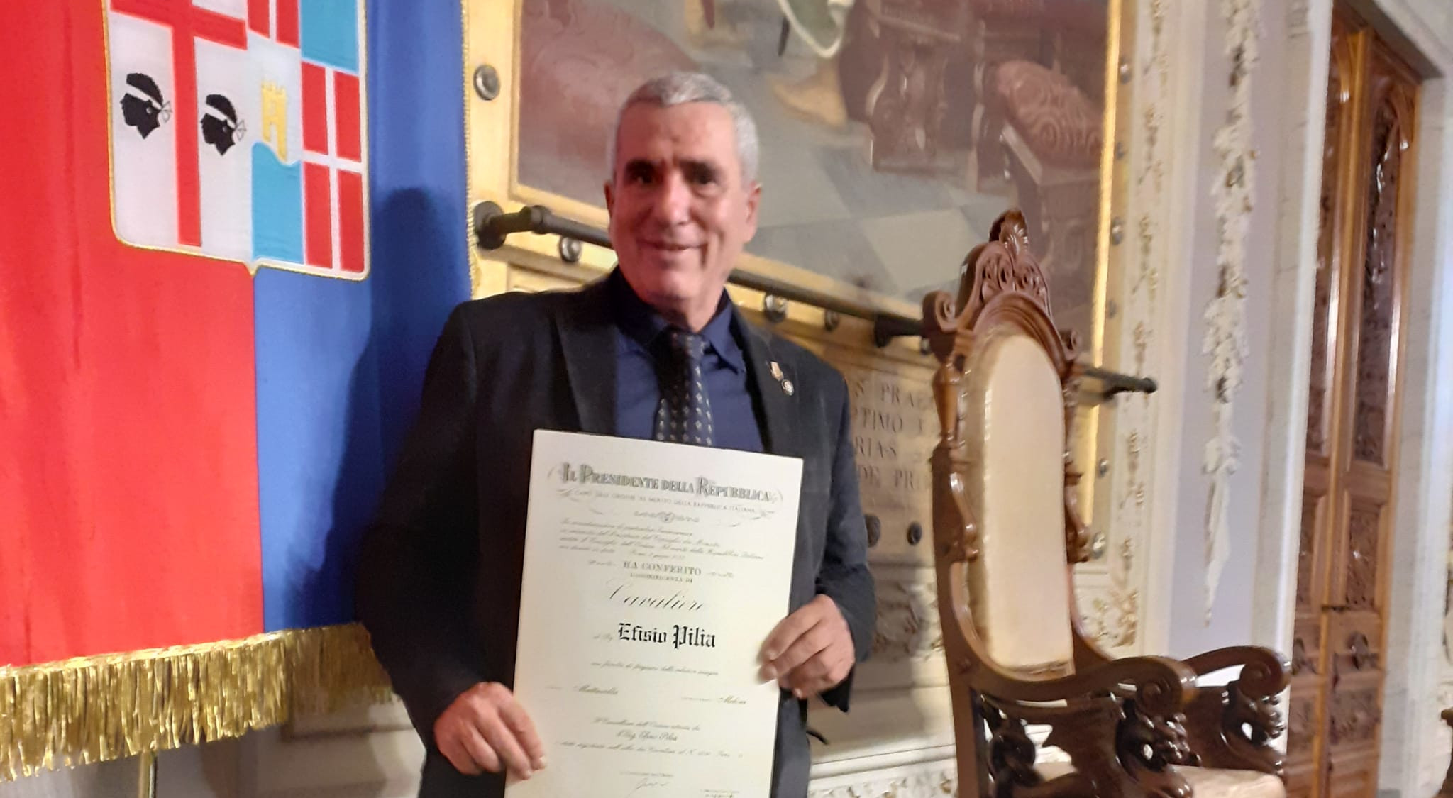 Cagliari, Efisio Pilia è cavaliere della Repubblica: “Oggi città tranquilla, ma ai tempi della banda di Is Mirrionis…”