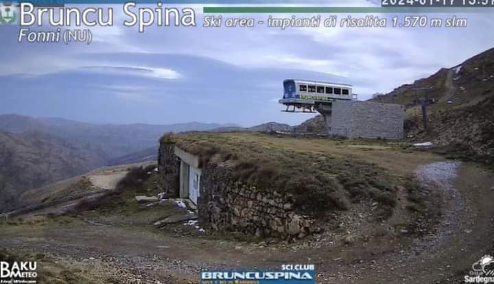 Temperature troppo alte, sparisce la neve dalle cime del Gennargentu