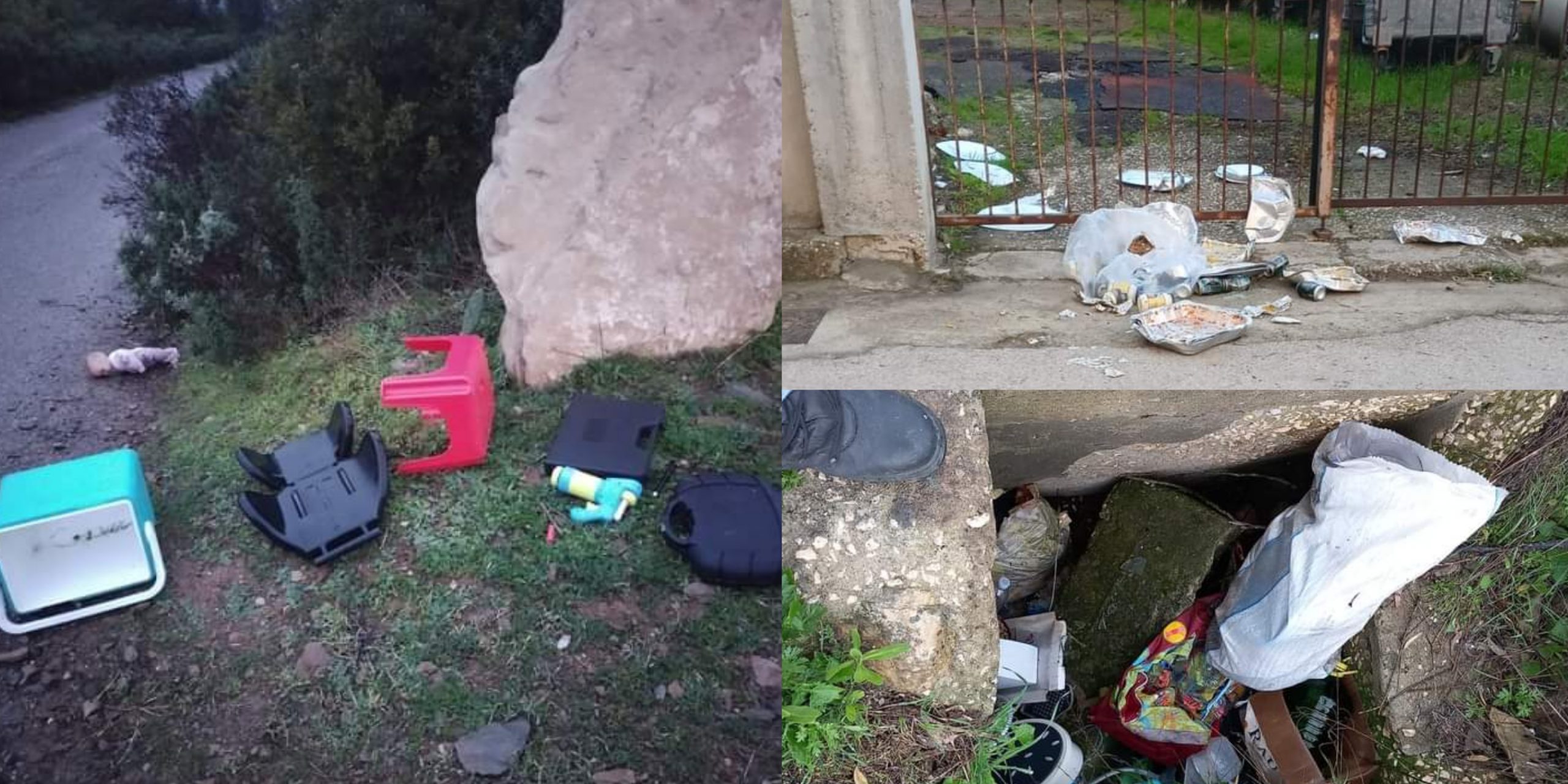 Campagne invase dai rifiuti a Gergei, guerra contro gli incivili