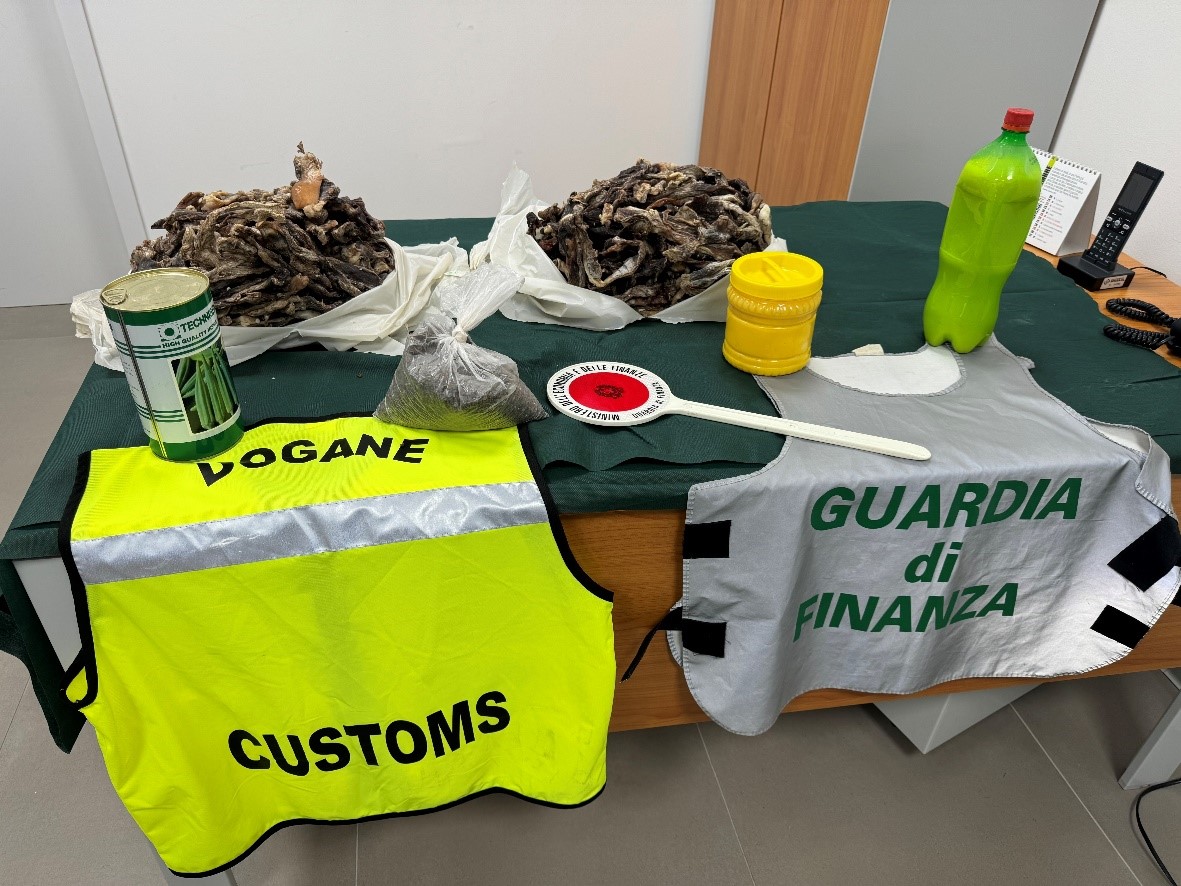 Alghero, maxi sequestro all’aeroporto di alimenti, semi, carne e latticini non verificati