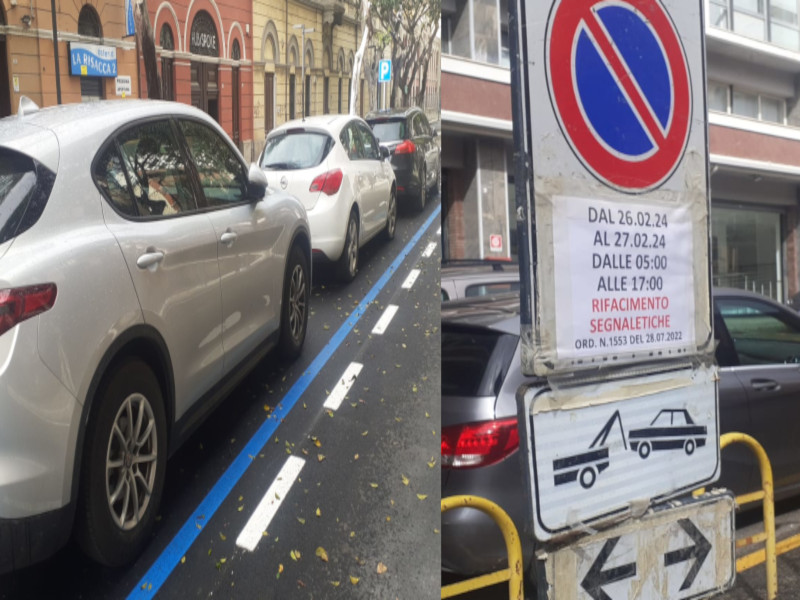 Cagliari, viale Trieste senza pace: auto ancora vietate, confermate strisce blu e panchine tra le aiuole