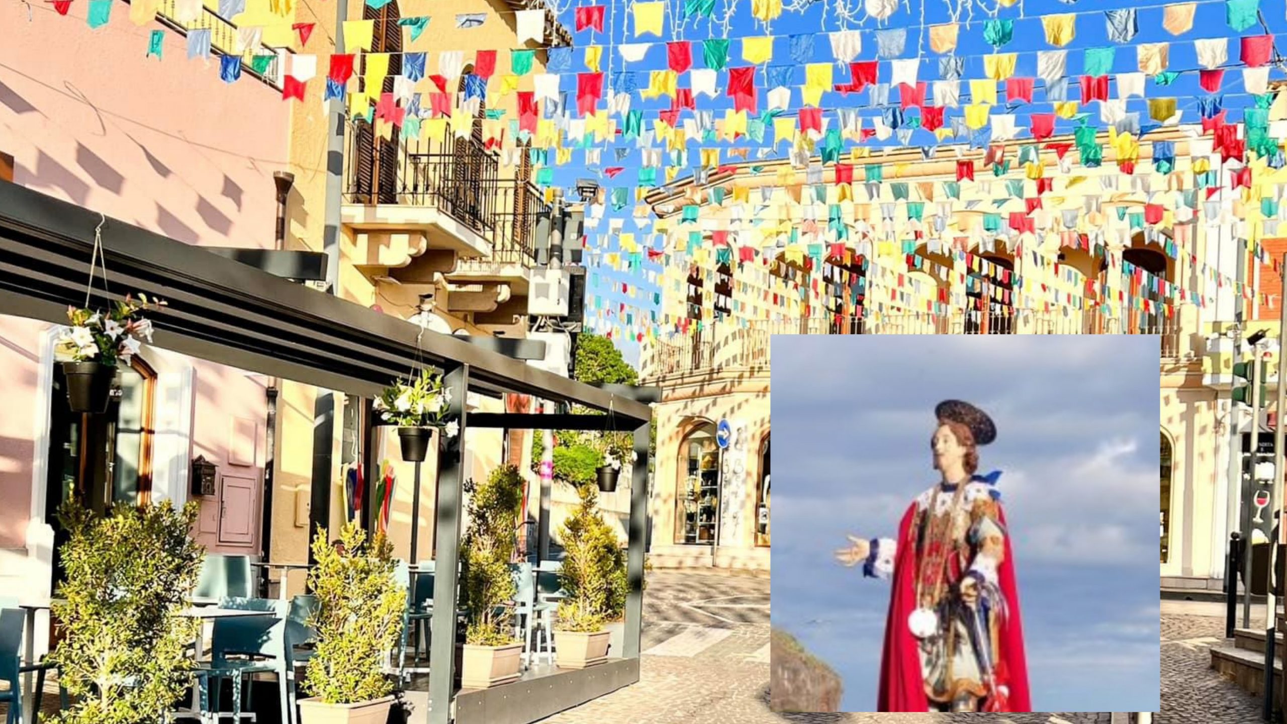 Bandierine in strada e Pula si fa bella, tutto pronto per l’arrivo di Sant’Efisio