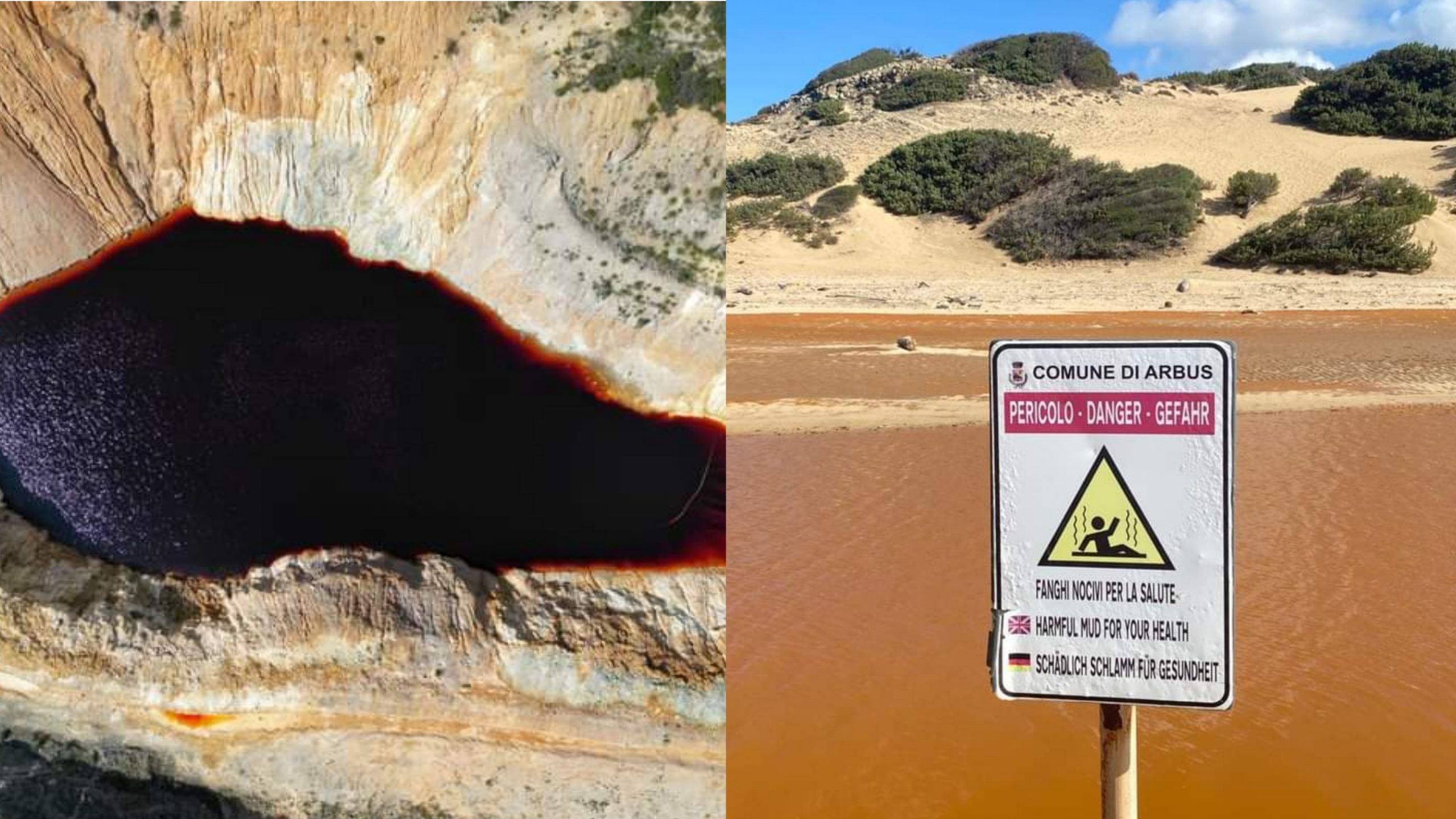 Da Piscinas a Furtei, acidi e veleni tra le meraviglie della natura