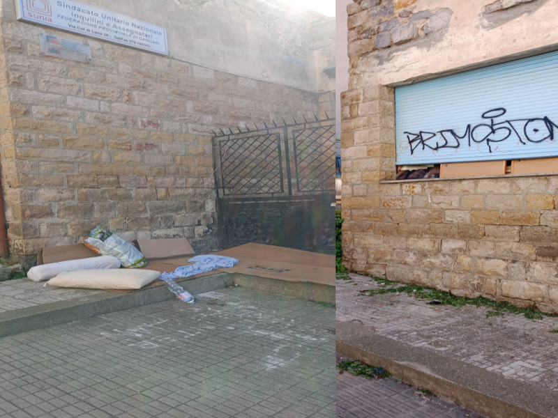 Cagliari, emergenza nell’ex sindacato degli inquilini: “È diventato il rifugio di senzatetto sbandati e tossicodipendenti”