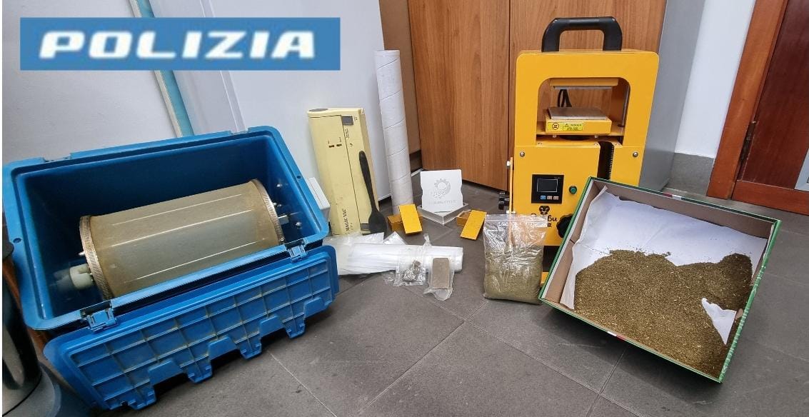 Cagliari, nascondeva in casa un laboratorio della droga: 55enne arrestato a Monte Urpinu
