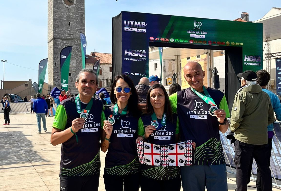 Cagliari e Quartu protagoniste all’Istria trail: ottimi risultati per il quartetto misto