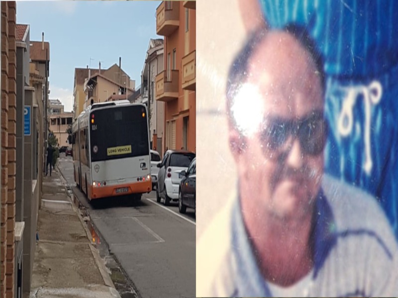 Lacrime a Cagliari e Assemini per la morte di Gianni Mostallino, il figlio: “Niente odio o vendetta verso l’autista del bus”
