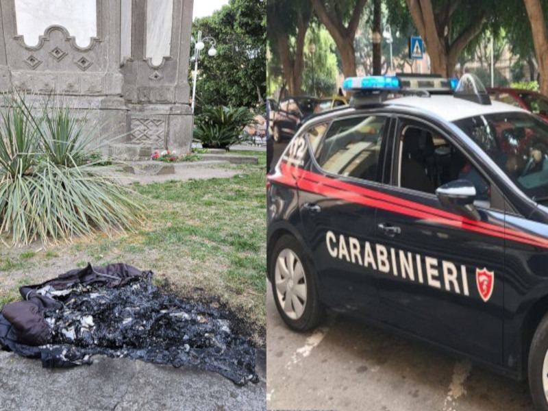 Cagliari, fuoco e rissa tra extracomunitari: tensione in piazza del Carmine