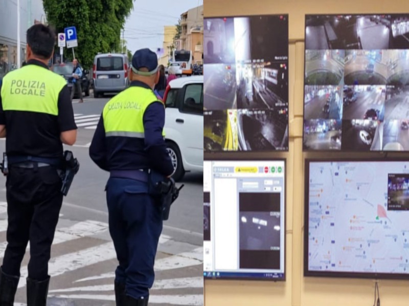 Quartu, control room per le telecamere in tempo reale: scacco a malviventi e incidenti anche con gli agenti armati