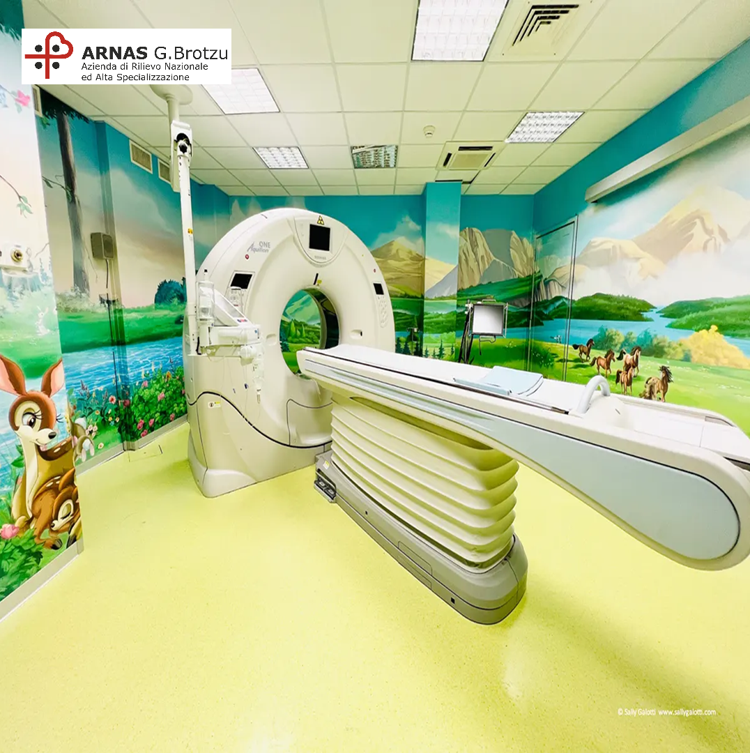 All’ospedale Businco nasce una bellissima umanizzazione pittorica: così i bimbi non vedono un ambiente ostile