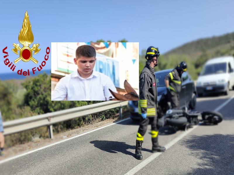 Moto contro camper a Siniscola: muore a 17 anni Francesco Pau, il figlio dell’ex sindaco