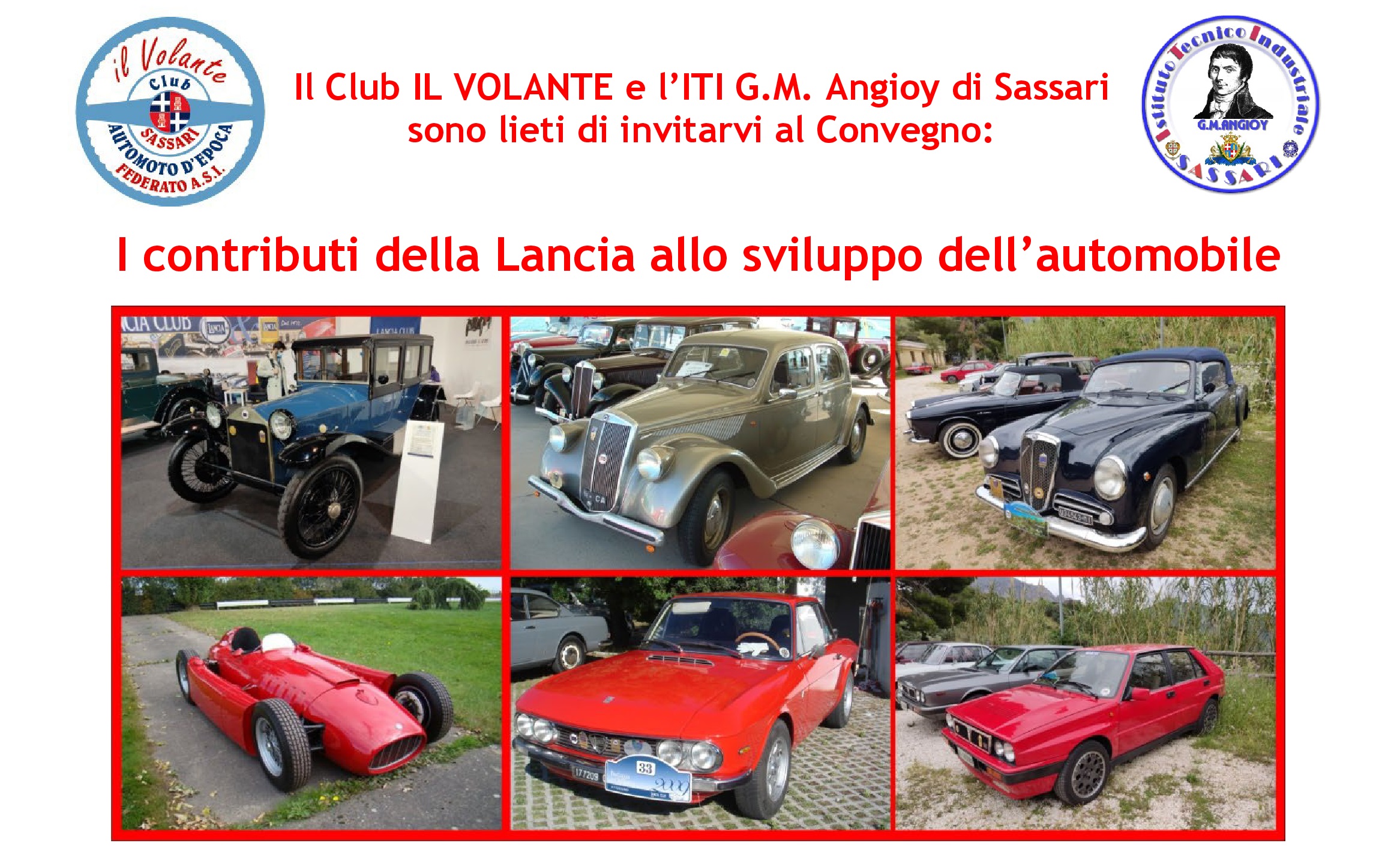 A Sassari il convegno “I contributi della Lancia allo sviluppo dell’automobile” #finsubito richiedi mutuo fino 100%