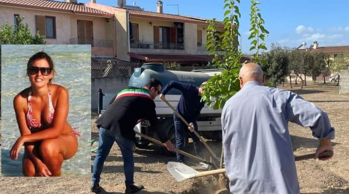 San Sperate, un albero di gelso bianco per ricordare Francesca: “Condanniamo qualsiasi manifestazione di violenza contro le donne”