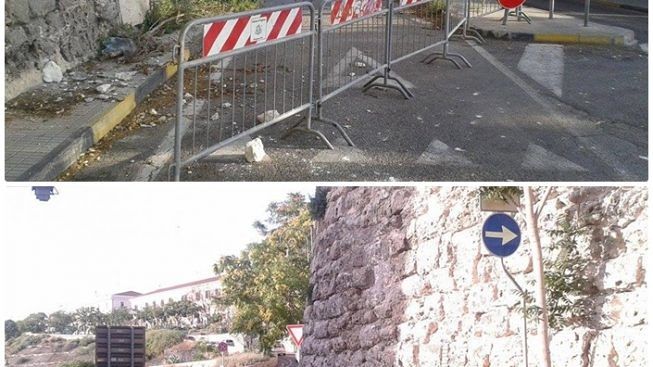 Cagliari, via transenne e impalcature dalle mura storiche di Castello: al via i lavori vicino alla Torre dell’Elefante